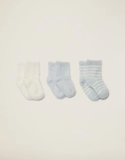 Barefoot Dreams CozyChic Lite® Infant Sock Set -Little Kids Care Shop barefoot dreams barefoot dreams cozychic lite infa 2
