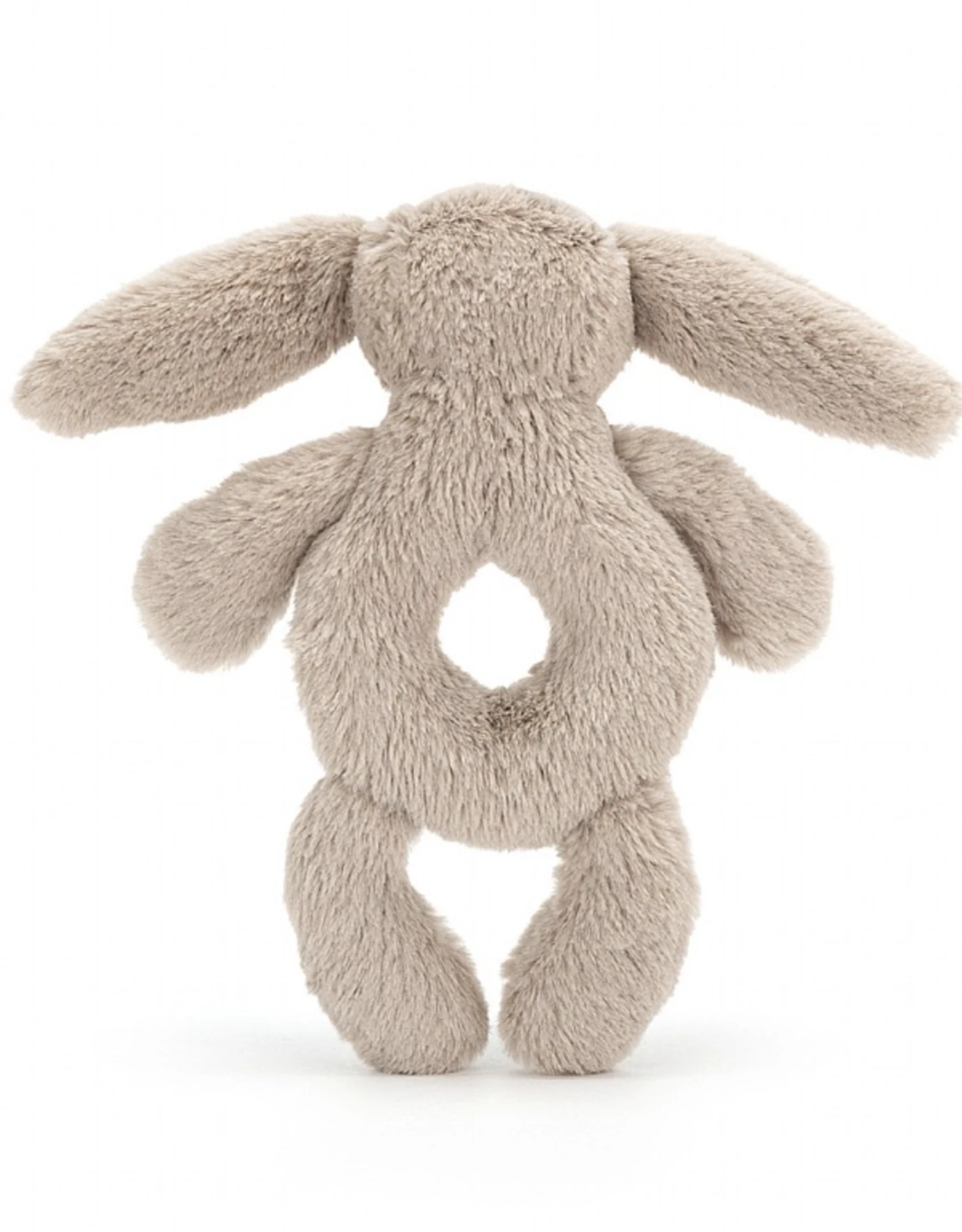 Jellycat Bashful Beige Bunny Ring Rattle 4 Jellycat Bashful Beige Bunny Ring Rattle - Image 2