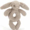 Jellycat Bashful Beige Bunny Ring Rattle 2 Jellycat Bashful Beige Bunny Ring Rattle -Little Kids Care Shop jellycat inc jellycat bashful beige bunny ring rat