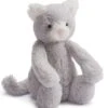 Jellycat Bashful Grey Kitty Medium 2 Jellycat Bashful Grey Kitty Medium -Little Kids Care Shop jellycat inc jellycat bashful grey kitty medium