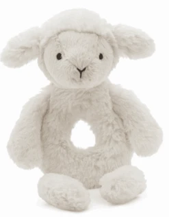 Jellycat Bashful Lamb Ring Rattle