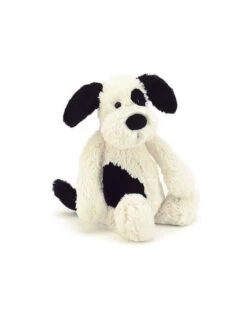 Jellycat Small Bashful Black & Cream Puppy