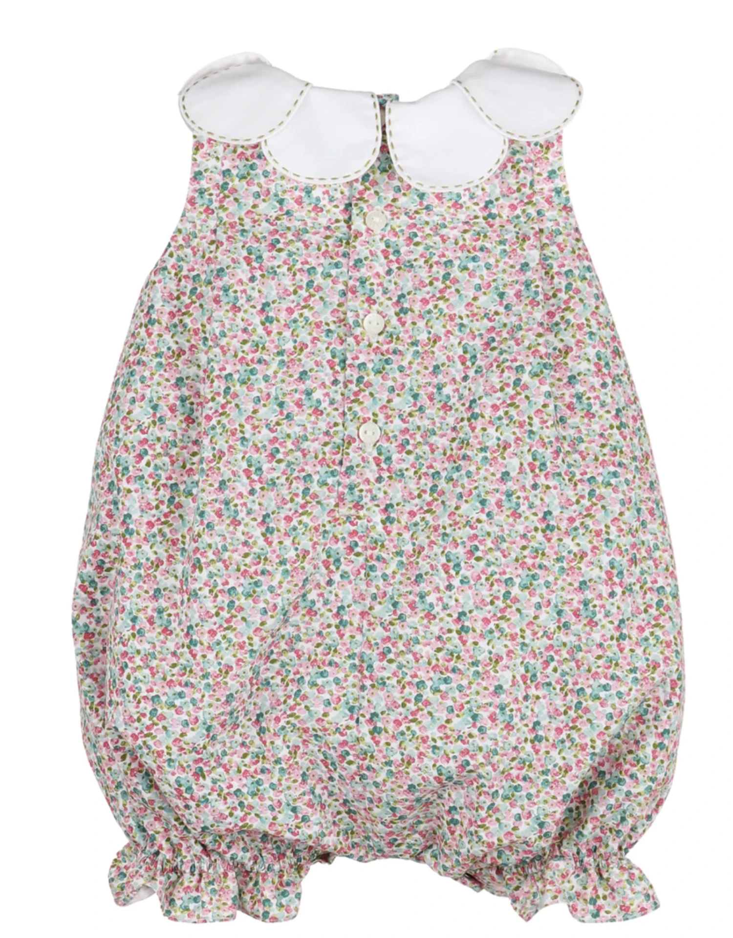 Petal Collar Bubble Aqua Print 4 Petal Collar Bubble Aqua Print - Image 2