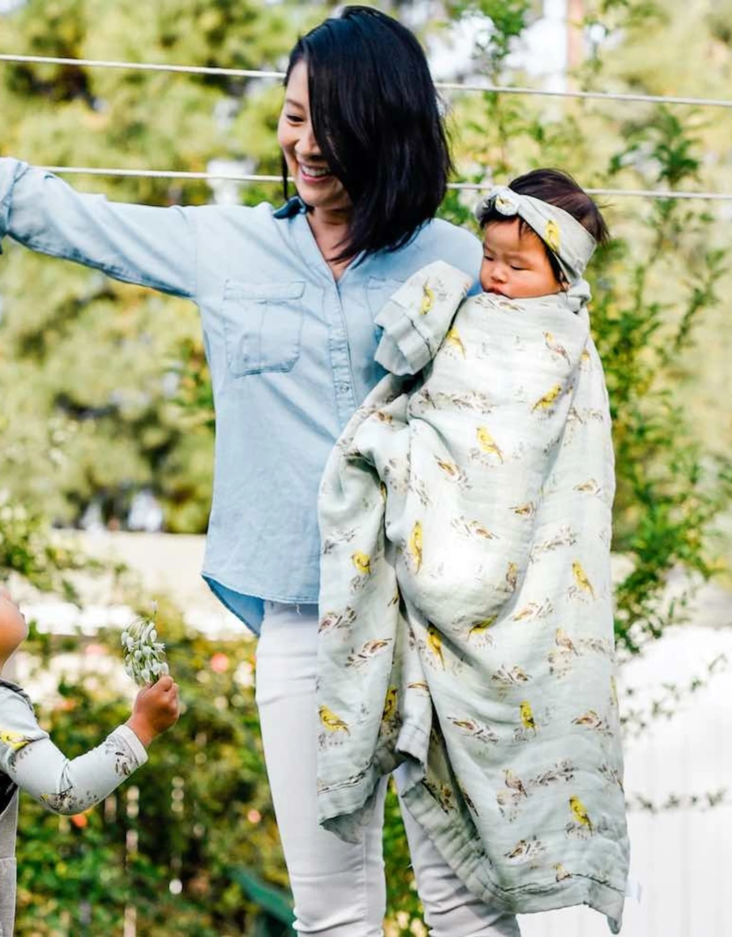 Milkbarn Bamboo Big Lovey Blanket 4 Milkbarn Bamboo Big Lovey Blanket - Image 2