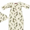 Milkbarn Gown & Hat Duck 0-3 Months -Little Kids Care Shop milkbarn milkbarn gown hat duck 0 3 months