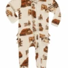 Milkbarn Homestead Ruffle Zipper Footed Romper -Little Kids Care Shop milkbarn milkbarn homestead ruffle zipper footed r