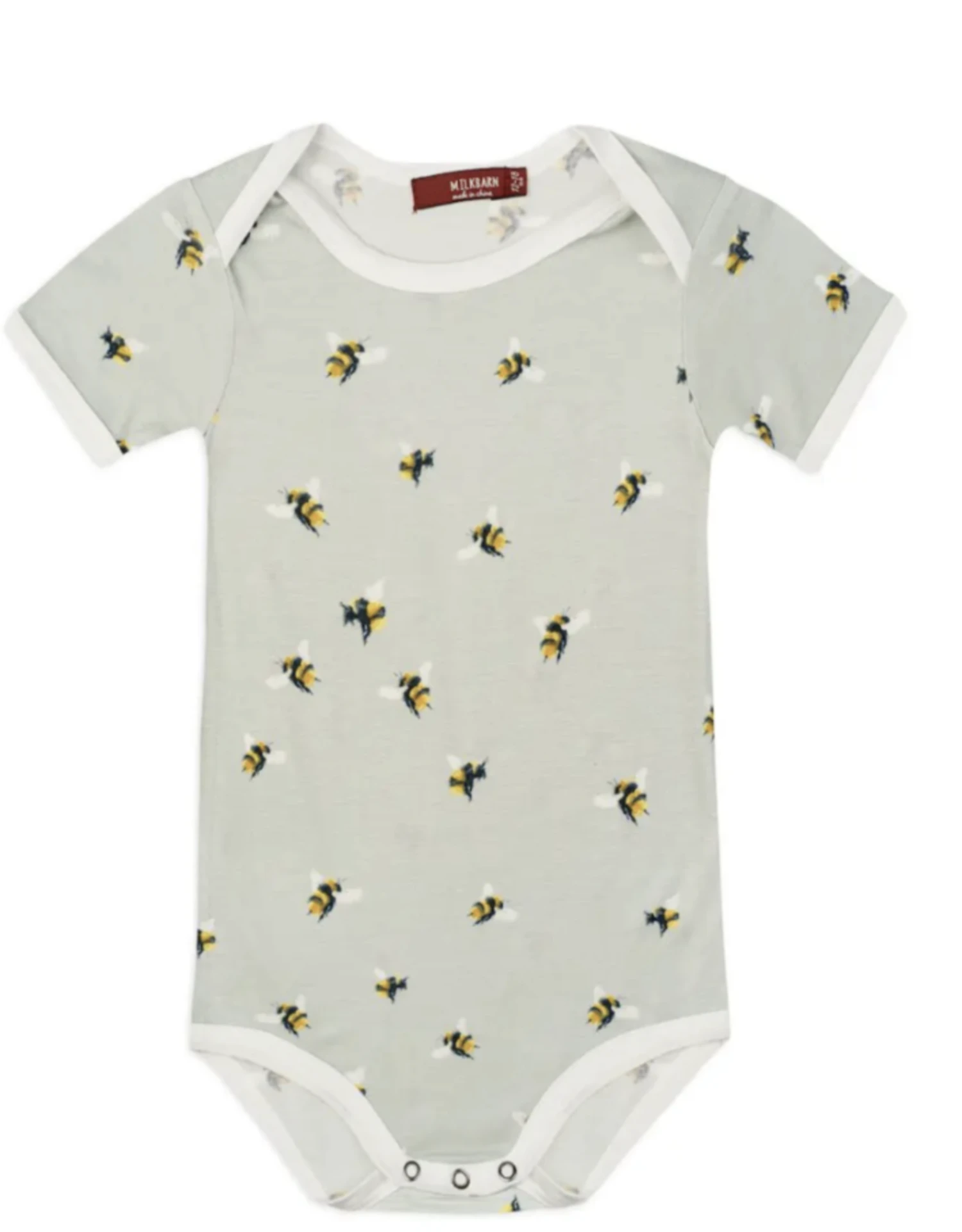 Milkbarn Short Sleeve One Piece Bumble Bee 3 Milkbarn Short Sleeve One Piece Bumble Bee