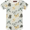 Milkbarn Short Sleeve One Piece Butterfly 1 Milkbarn Short Sleeve One Piece Butterfly -Little Kids Care Shop milkbarn milkbarn short sleeve one piece butterfly