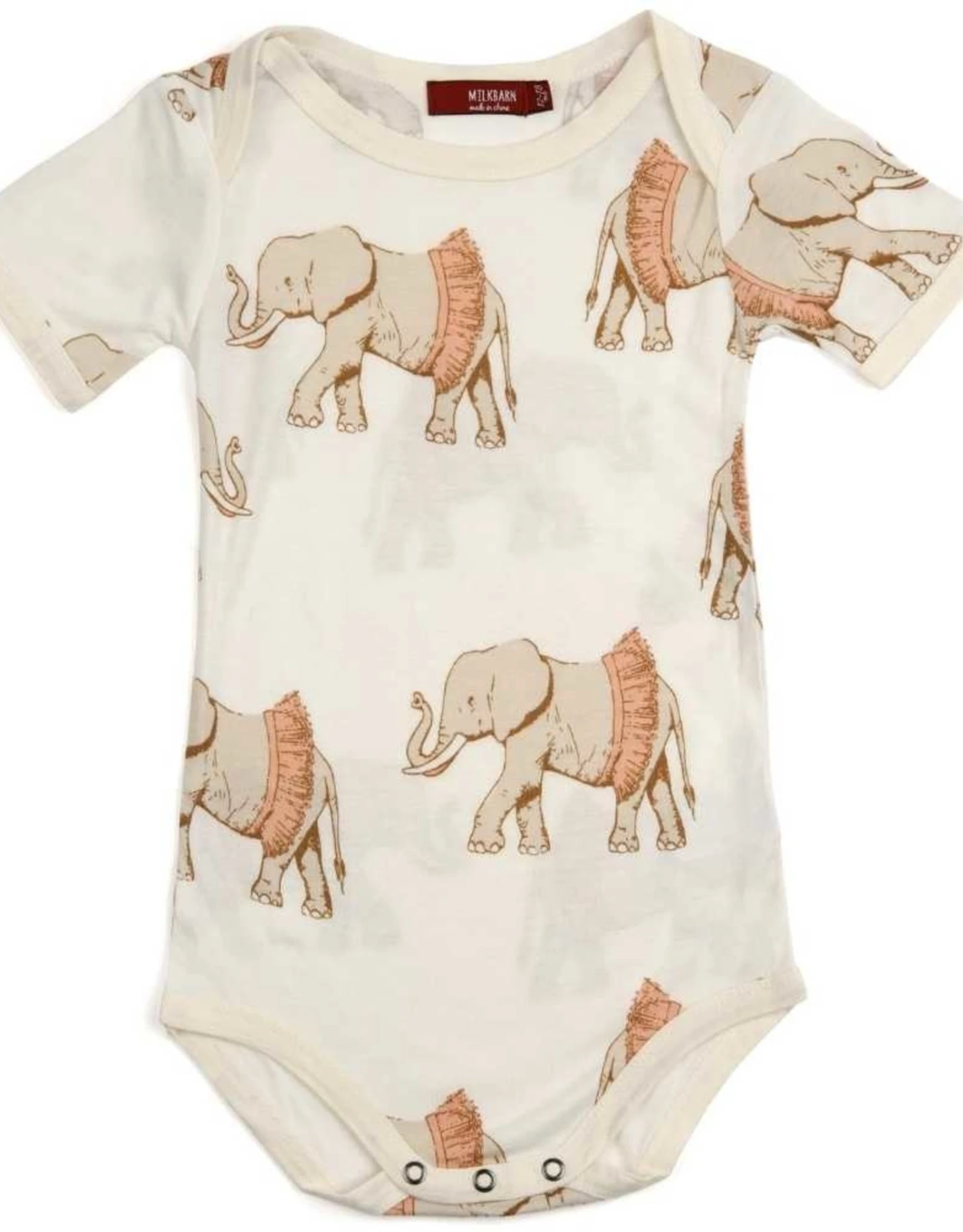 Milkbarn Short Sleeve One Piece Tutu Elephant 3 Milkbarn Short Sleeve One Piece Tutu Elephant