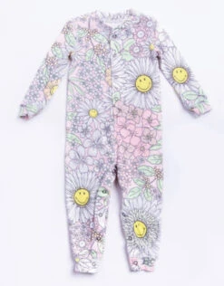 Little Kids Care Shop 25 Pj Salvage Smiley Blooms Infant Romper